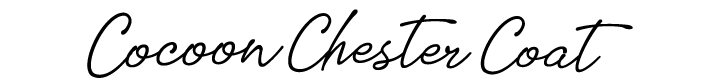 cocoon chesteer coat
