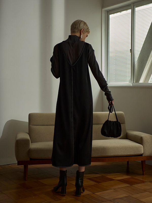 ミニbagセットサテンワンピース F Black ワンピース Etre Tokyo Official Online Store エトレトウキョウ