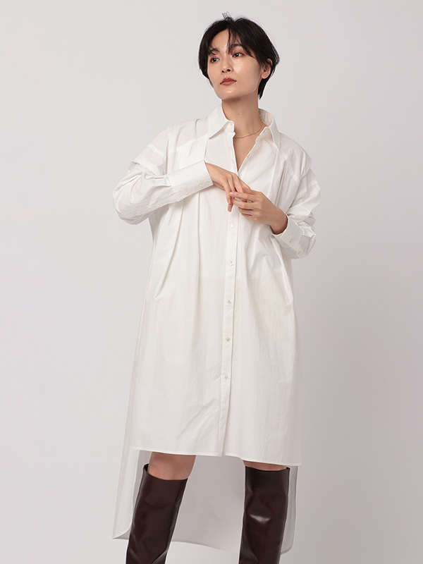 タイプライターシャツワンピース F White ワンピース Etre Tokyo Official Online Store エトレトウキョウ