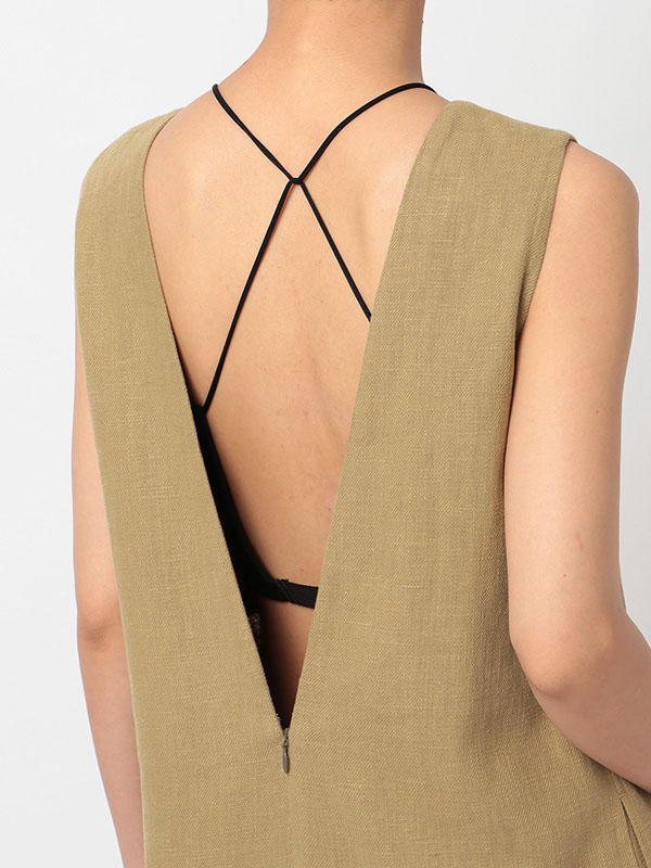 コットンリネンペンシルワンピース F Beige ワンピース Etre Tokyo Official Online Store エトレトウキョウ